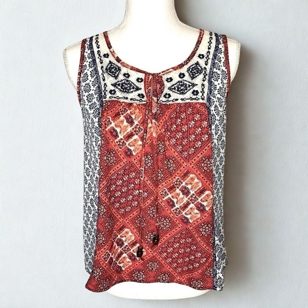 alter'd state Boho Summer Tank Top Floral Women Size Medium